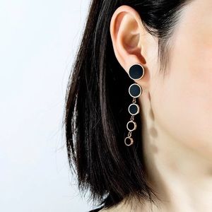 3/$30 Rose Gold Plated Stainless Circle Earrings